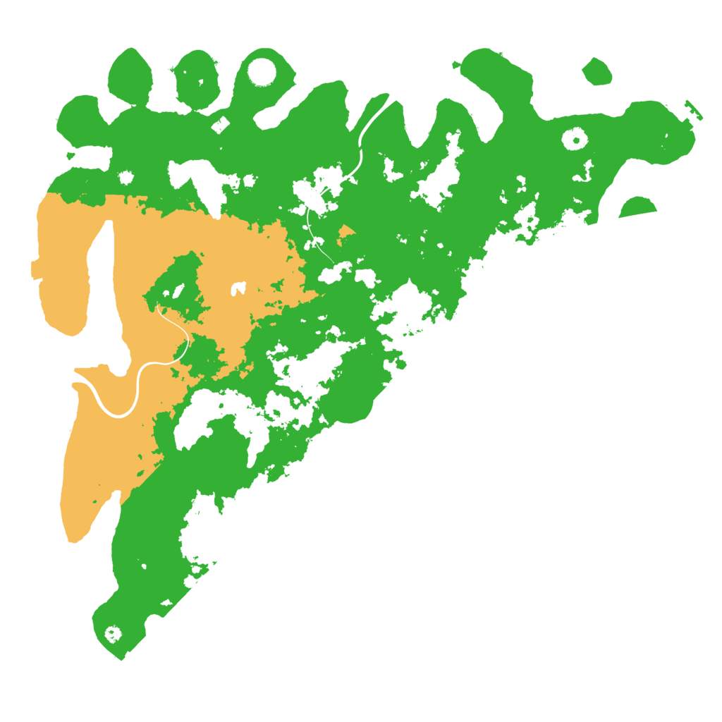 Biome Rust Map: Procedural Map, Size: 4500, Seed: 488515484