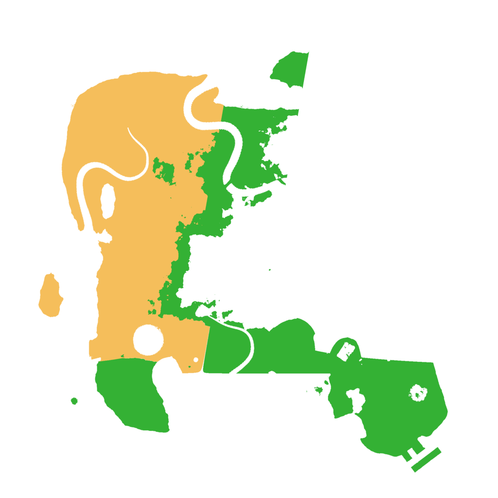 Biome Rust Map: Procedural Map, Size: 3000, Seed: 1006383818