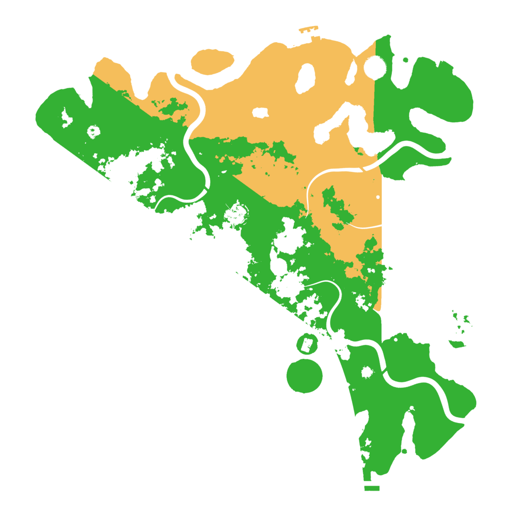 Biome Rust Map: Procedural Map, Size: 4000, Seed: 63498443