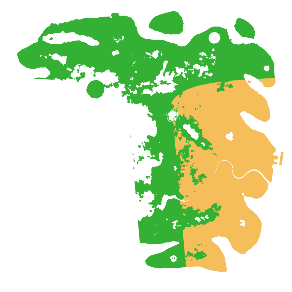 Biome Rust Map: Procedural Map, Size: 4500, Seed: 118089802