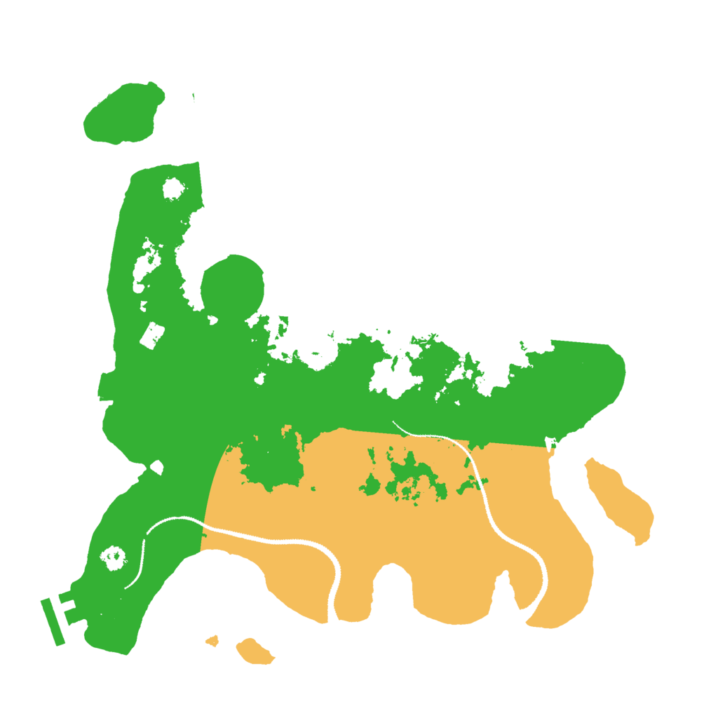 Biome Rust Map: Procedural Map, Size: 3000, Seed: 97278