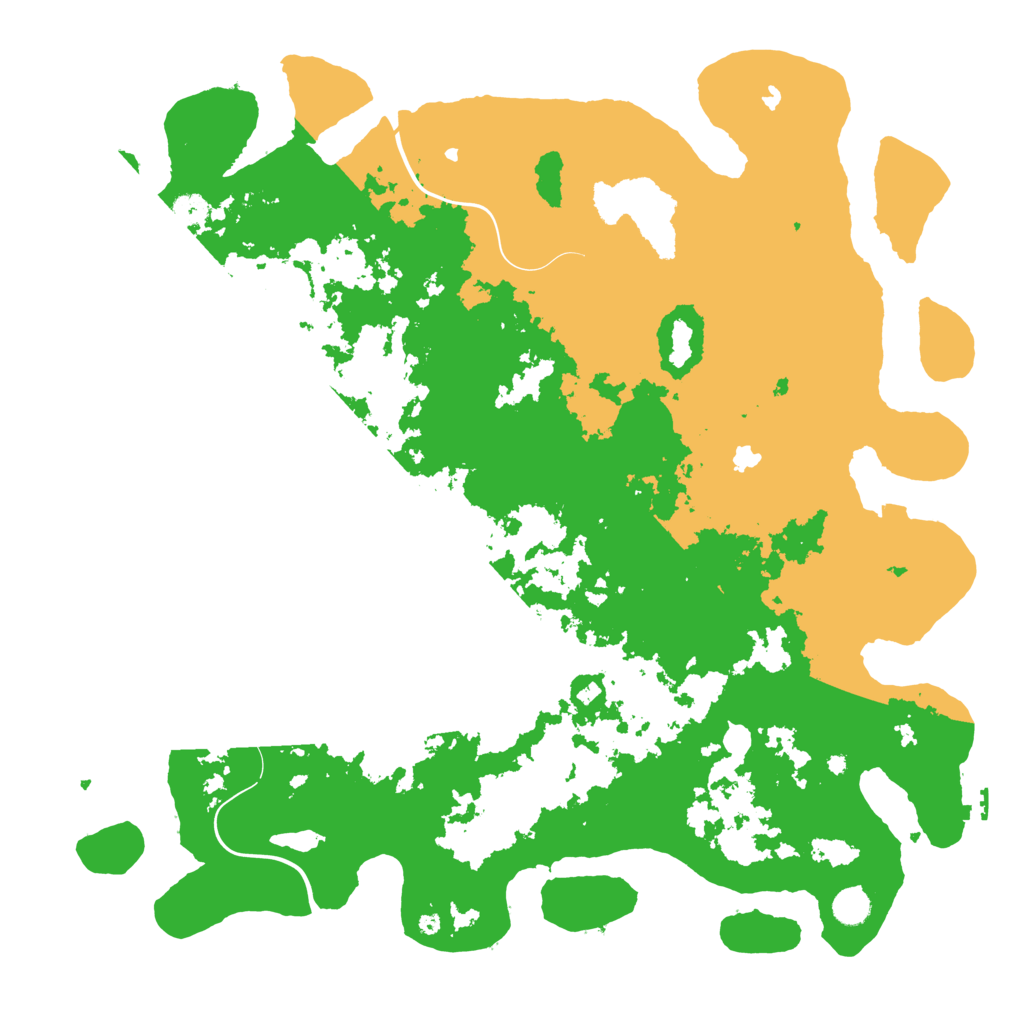 Biome Rust Map: Procedural Map, Size: 4800, Seed: 1280711250