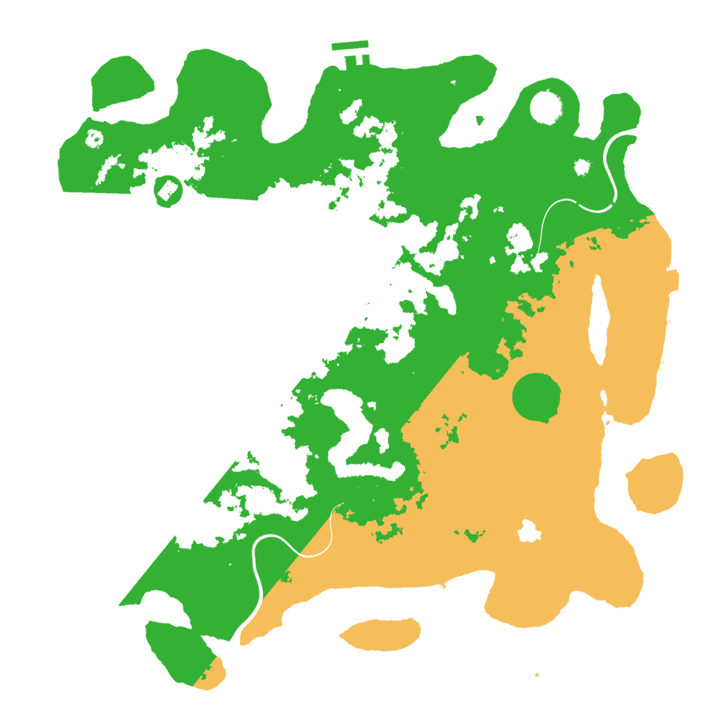 Biome Rust Map: Procedural Map, Size: 4000, Seed: 49870