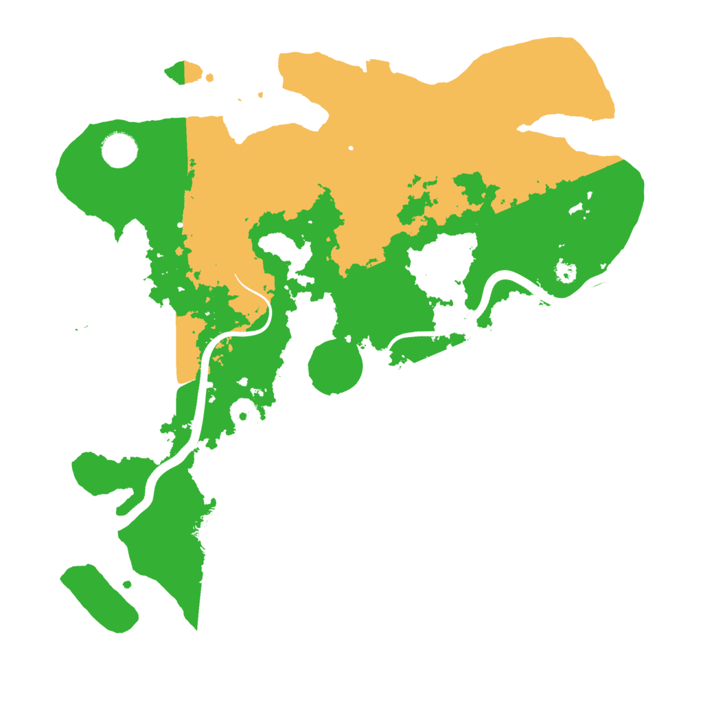 Biome Rust Map: Procedural Map, Size: 3500, Seed: 1832744632