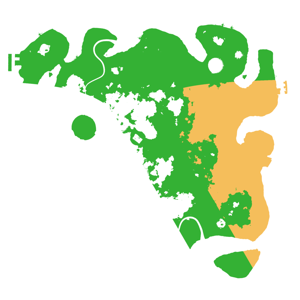 Biome Rust Map: Procedural Map, Size: 3500, Seed: 823013822