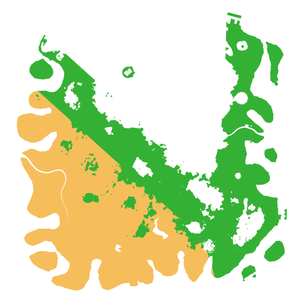 Biome Rust Map: Procedural Map, Size: 4400, Seed: 1036563802
