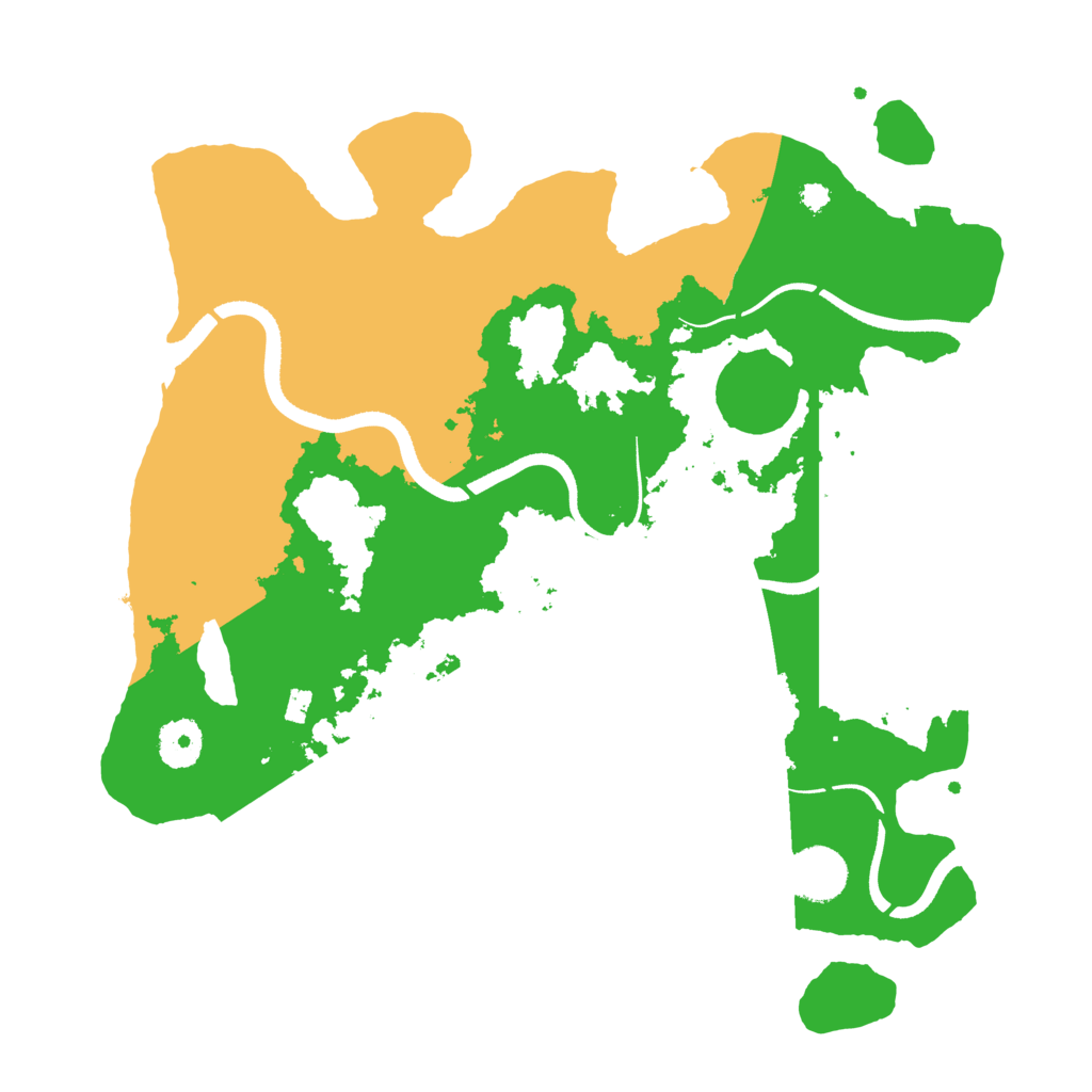 Biome Rust Map: Procedural Map, Size: 3500, Seed: 1533901607