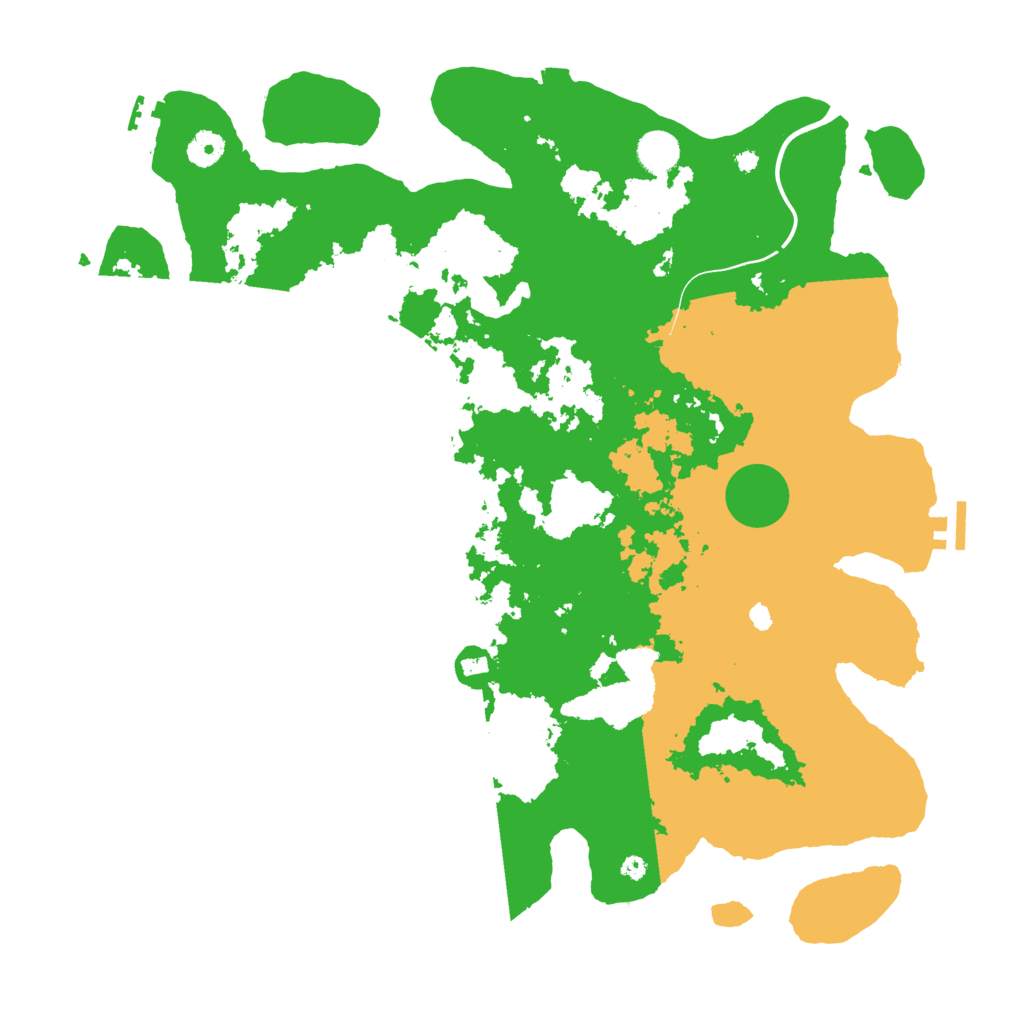 Biome Rust Map: Procedural Map, Size: 4250, Seed: 91430599