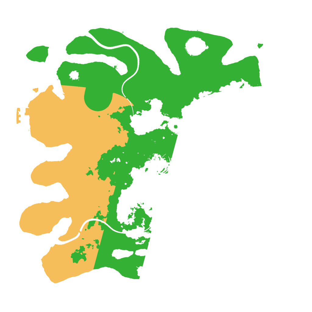 Biome Rust Map: Procedural Map, Size: 3000, Seed: 22803