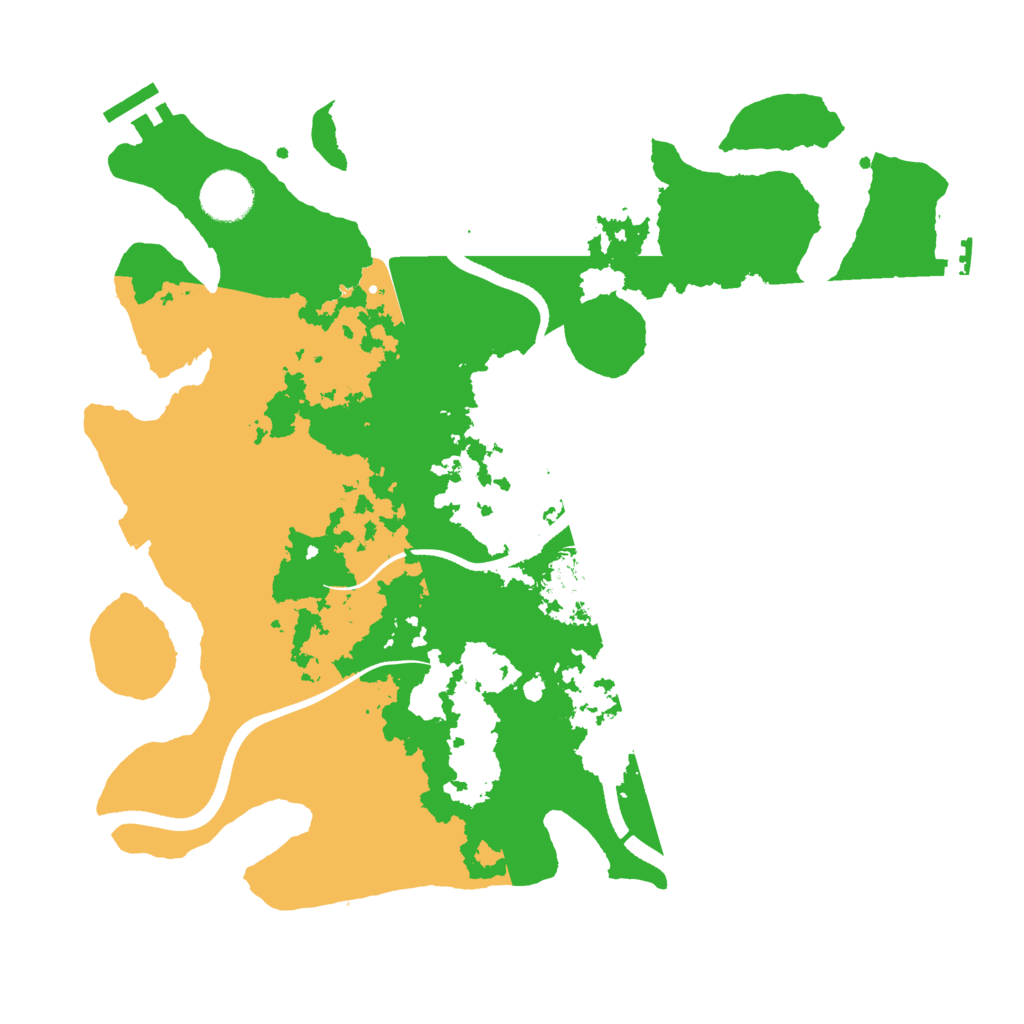Biome Rust Map: Procedural Map, Size: 3500, Seed: 182591981