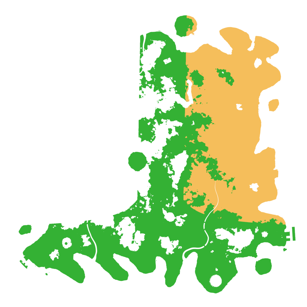 Biome Rust Map: Procedural Map, Size: 4500, Seed: 89440821
