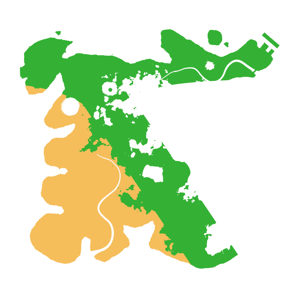 Biome Rust Map: Procedural Map, Size: 3000, Seed: 918713825