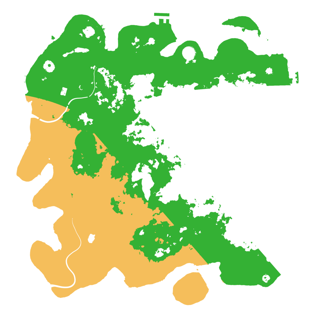 Biome Rust Map: Procedural Map, Size: 4250, Seed: 167634