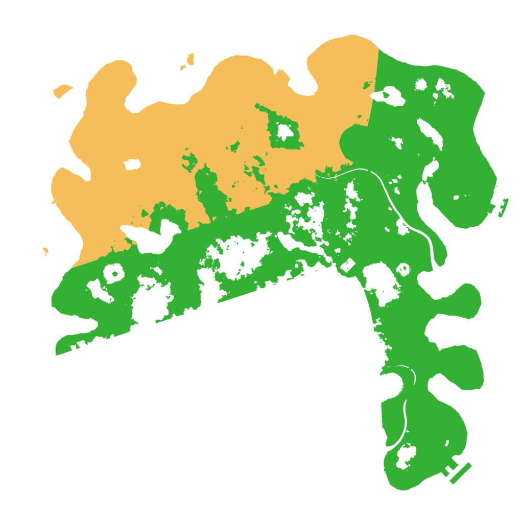 Biome Rust Map: Procedural Map, Size: 4000, Seed: 1328536447