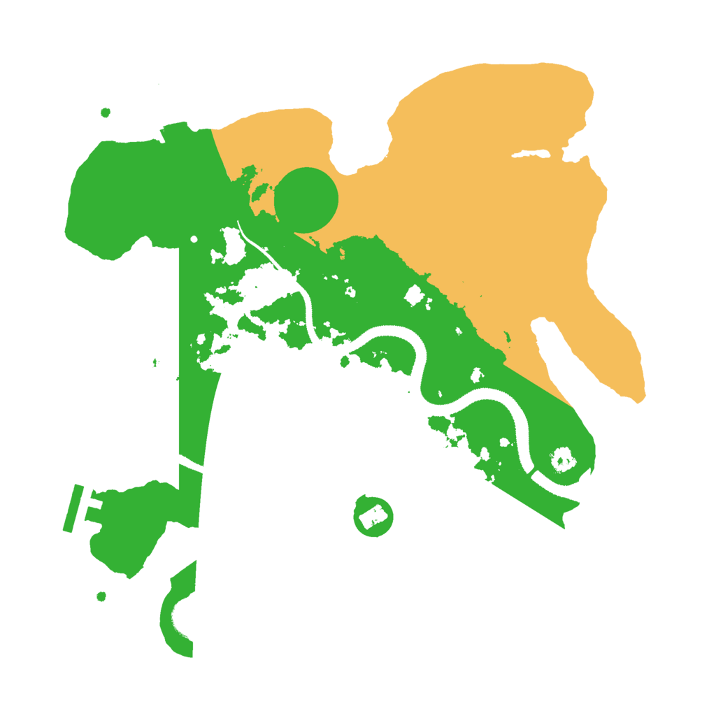 Biome Rust Map: Procedural Map, Size: 3000, Seed: 1775509669