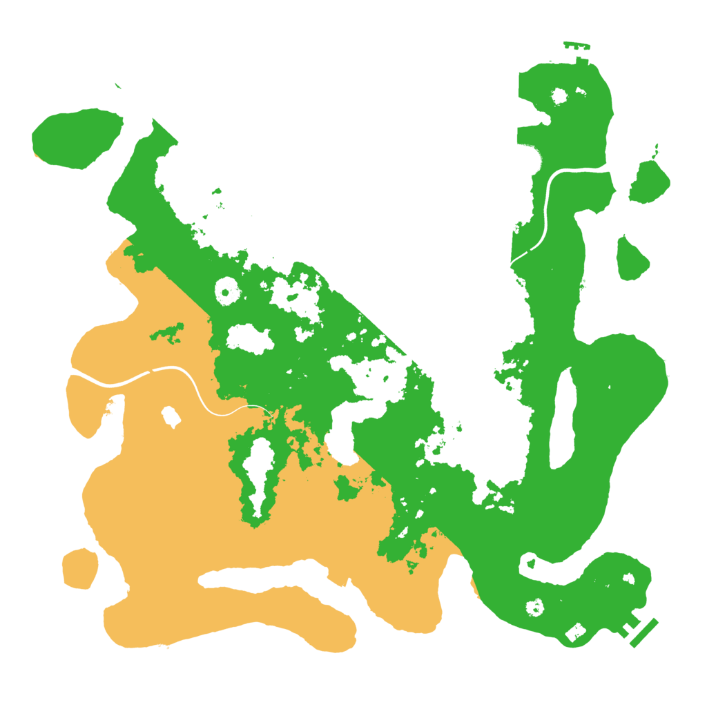 Biome Rust Map: Procedural Map, Size: 4000, Seed: 153910910