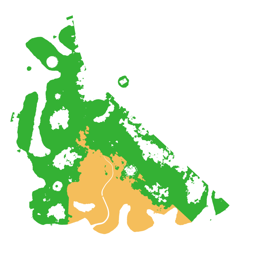 Biome Rust Map: Procedural Map, Size: 3900, Seed: 333