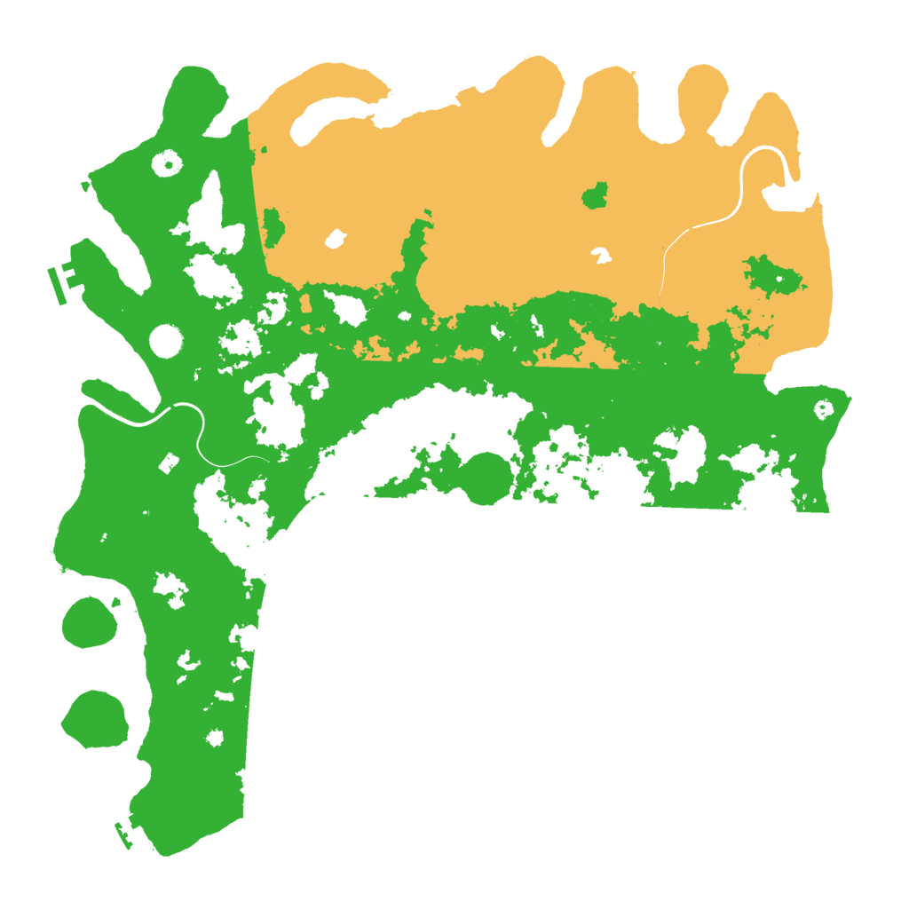 Biome Rust Map: Procedural Map, Size: 4800, Seed: 1607479335