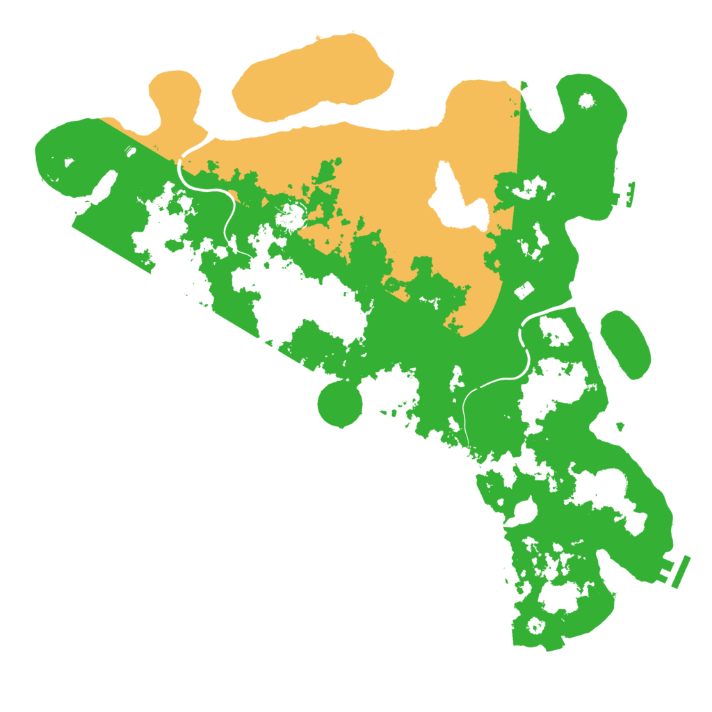 Biome Rust Map: Procedural Map, Size: 4200, Seed: 7071067
