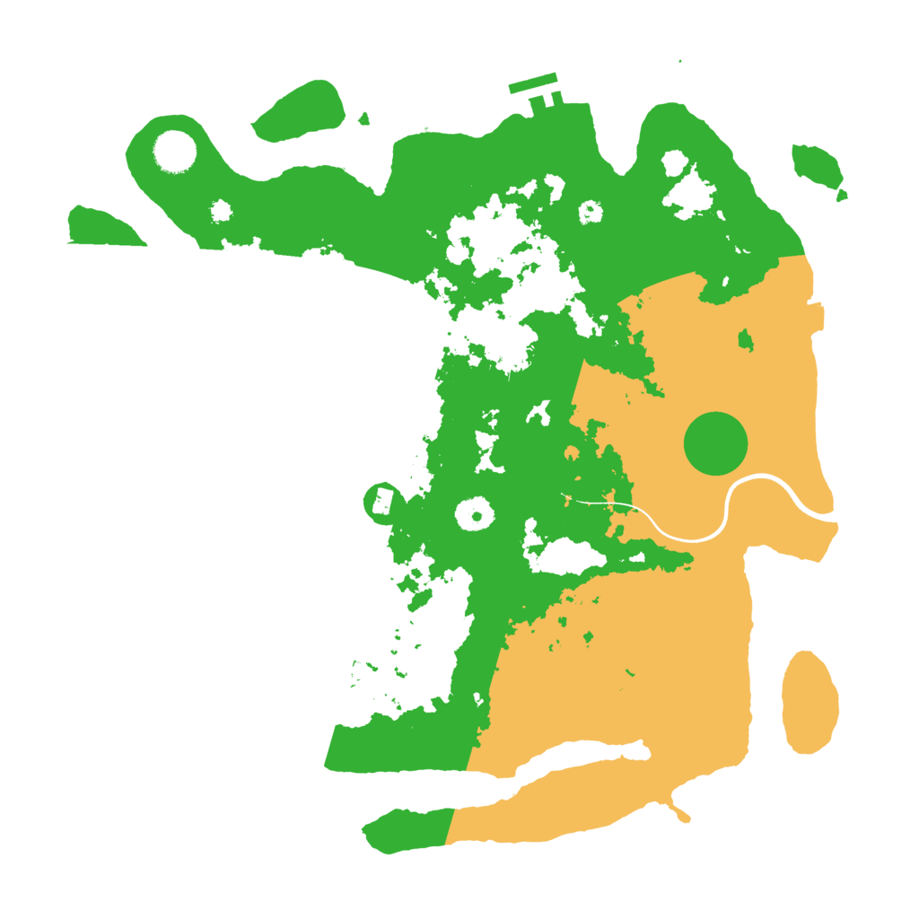 Biome Rust Map: Procedural Map, Size: 3800, Seed: 618161115