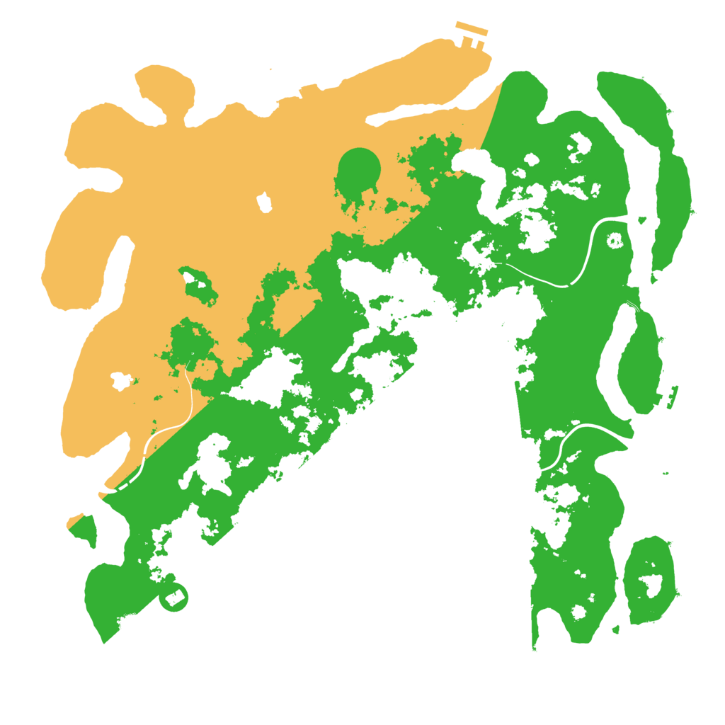 Biome Rust Map: Procedural Map, Size: 4500, Seed: 889588044