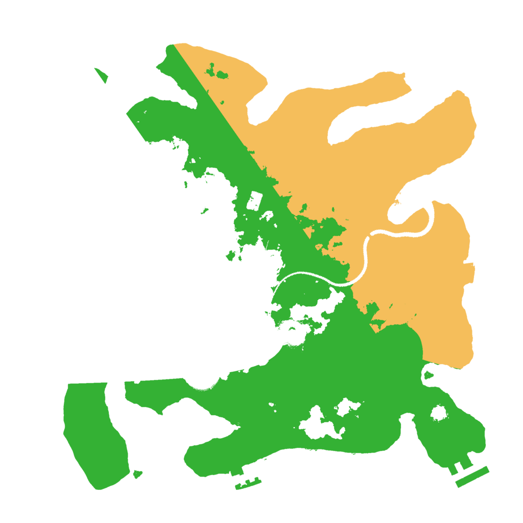 Biome Rust Map: Procedural Map, Size: 3000, Seed: 27844