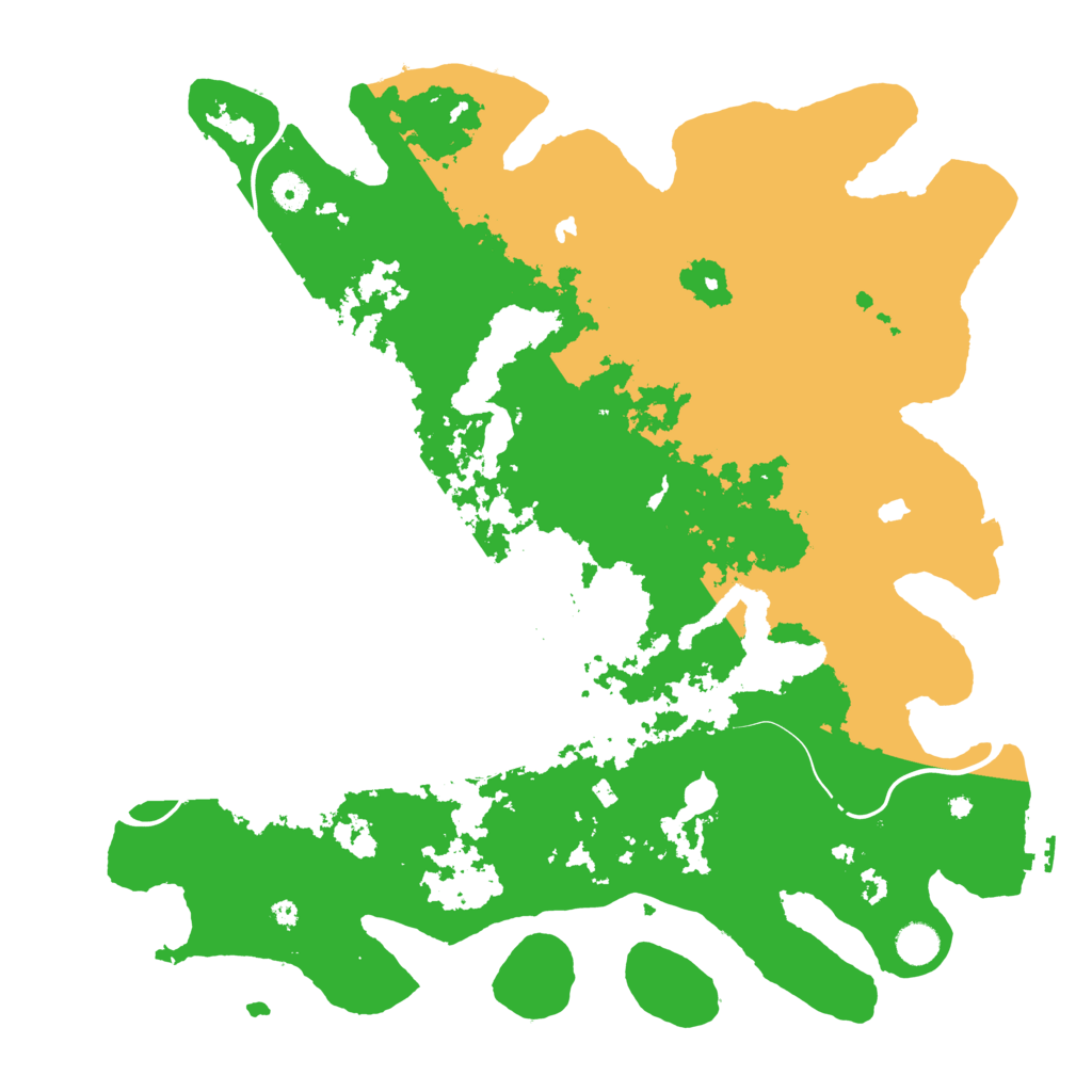 Biome Rust Map: Procedural Map, Size: 4500, Seed: 20250207