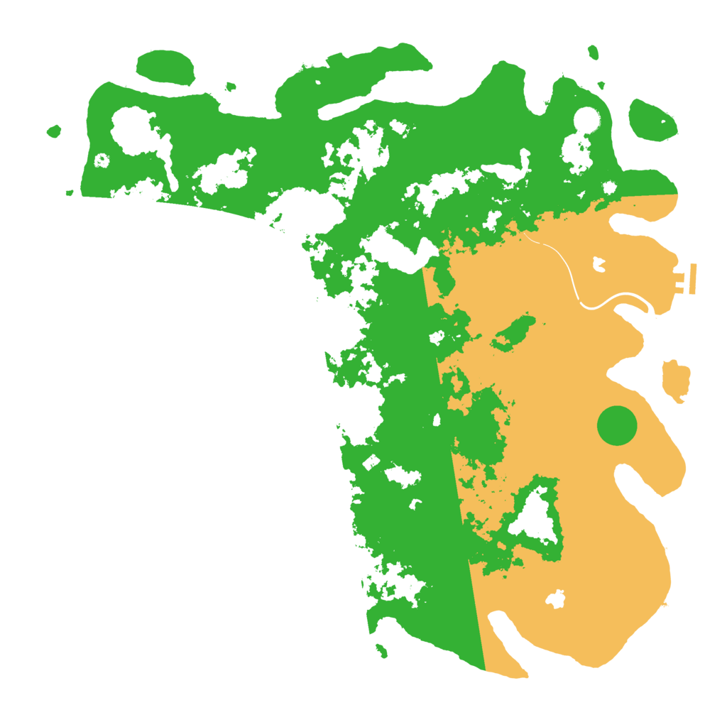 Biome Rust Map: Procedural Map, Size: 4800, Seed: 826267183