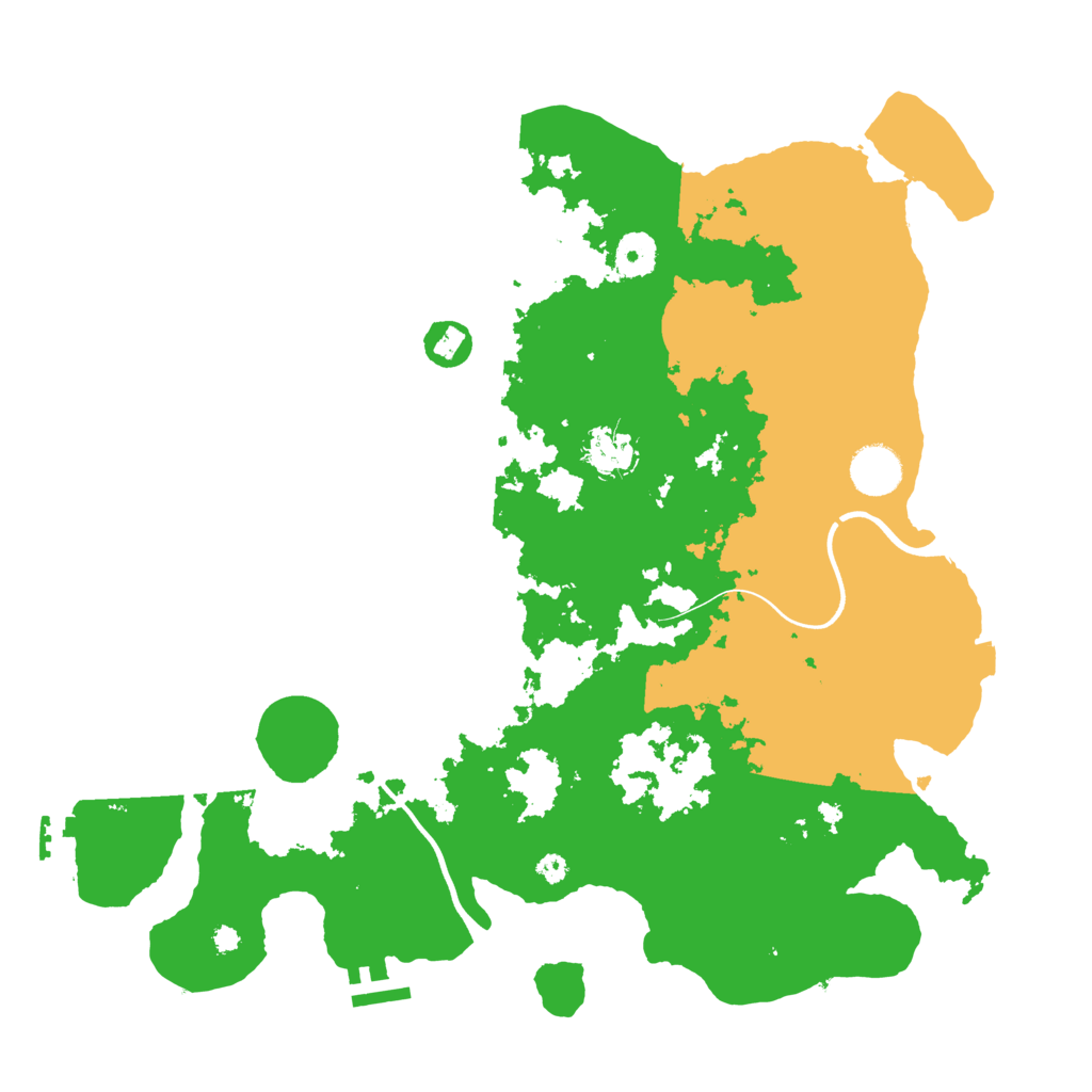 Biome Rust Map: Procedural Map, Size: 3750, Seed: 836897752