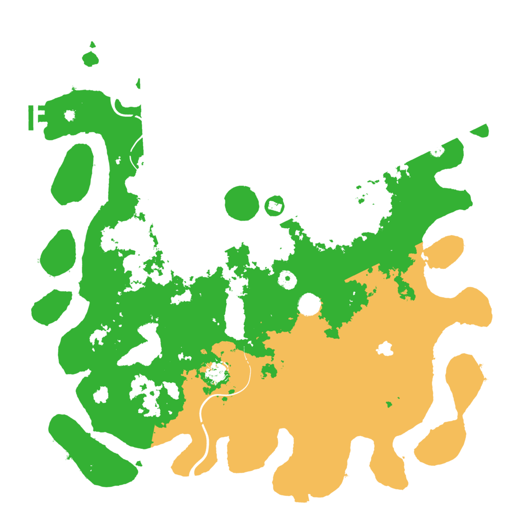 Biome Rust Map: Procedural Map, Size: 4250, Seed: 769615652