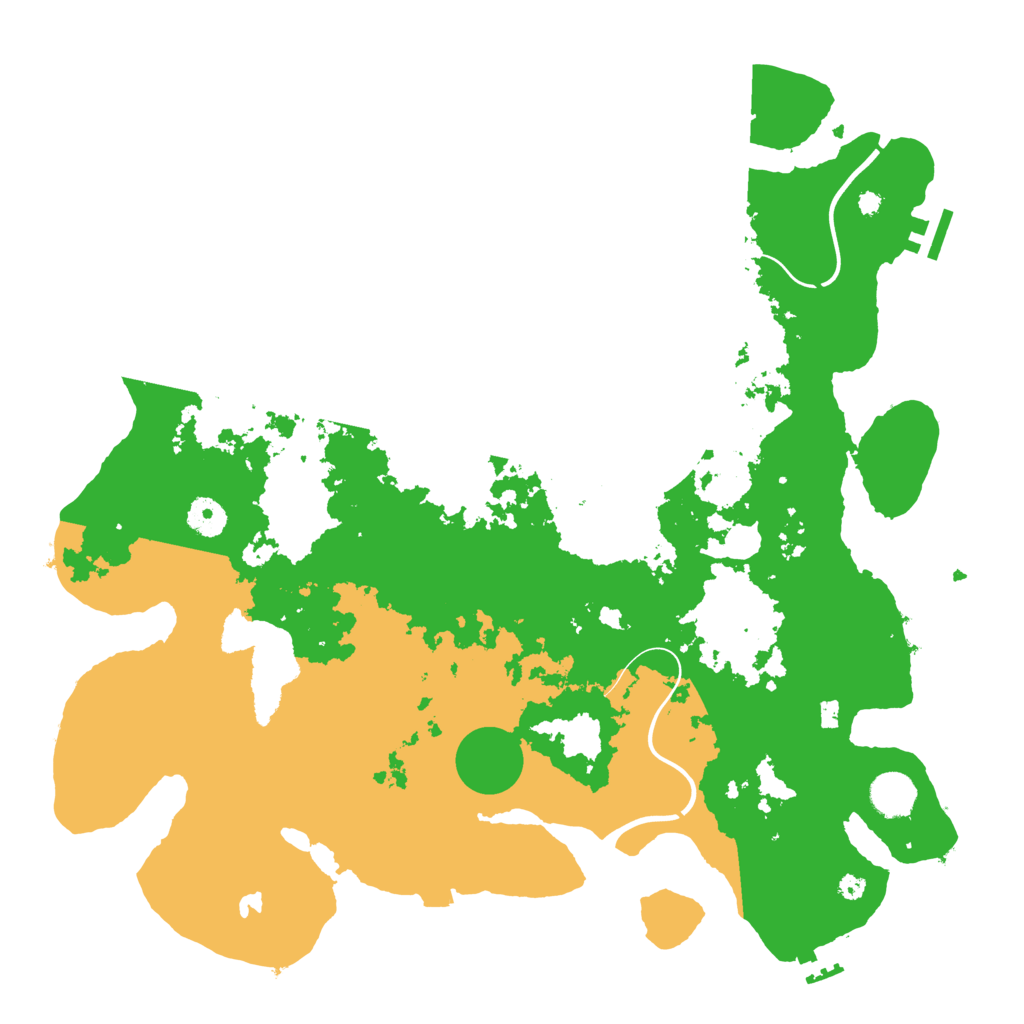Biome Rust Map: Procedural Map, Size: 4000, Seed: 977559497