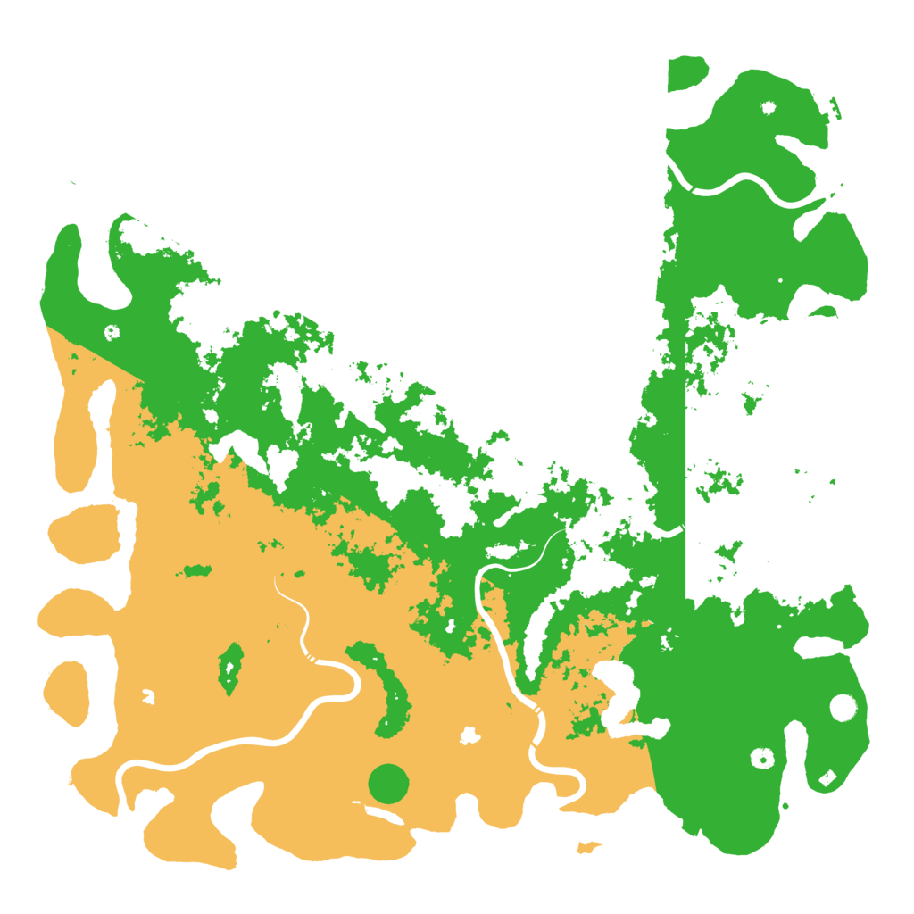 Biome Rust Map: Procedural Map, Size: 6000, Seed: 1658762368
