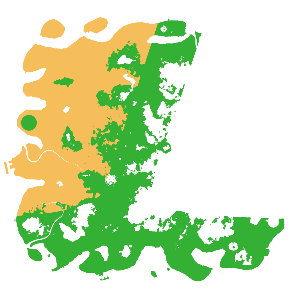 Biome Rust Map: Procedural Map, Size: 5000, Seed: 572834195