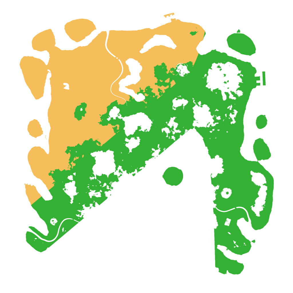 Biome Rust Map: Procedural Map, Size: 4250, Seed: 1615929321