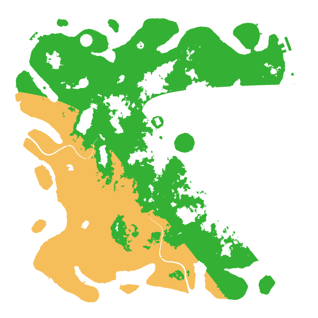 Biome Rust Map: Procedural Map, Size: 4500, Seed: 1982647773