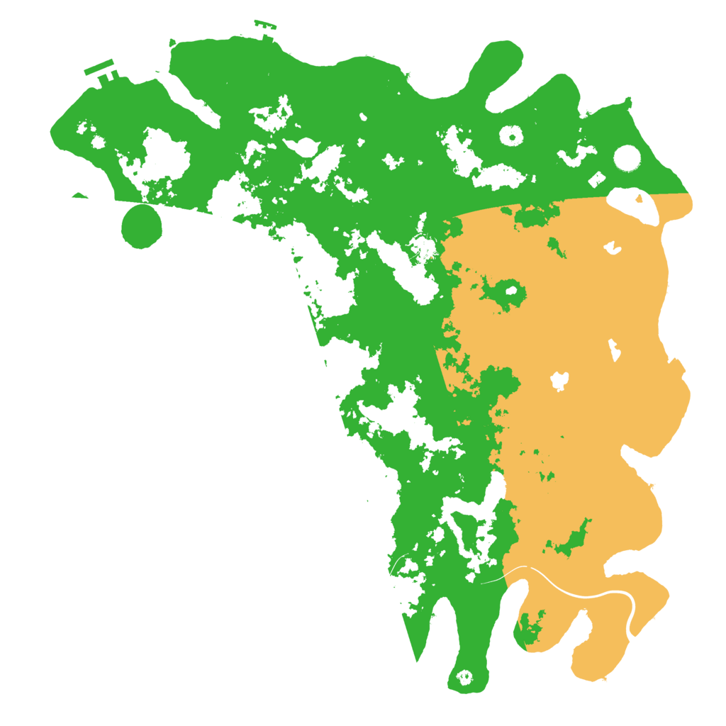 Biome Rust Map: Procedural Map, Size: 4800, Seed: 366513307