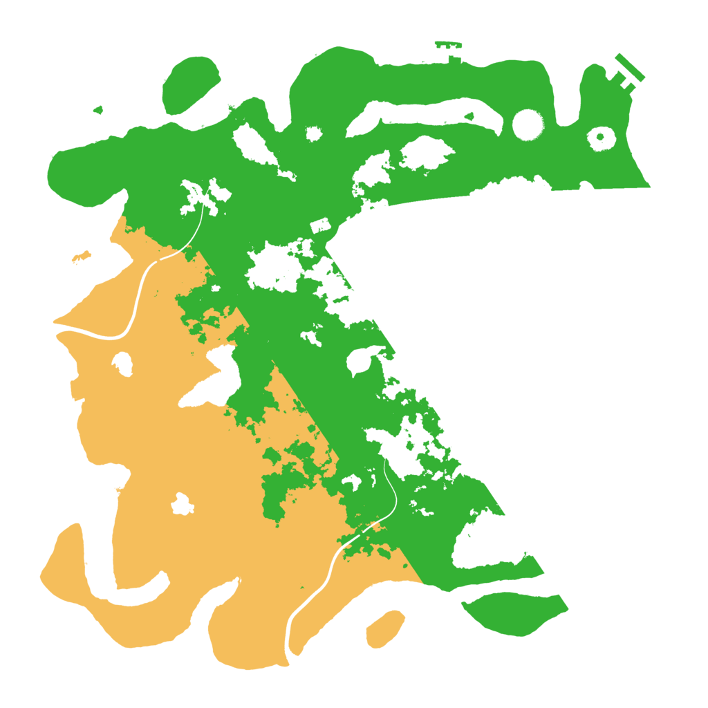 Biome Rust Map: Procedural Map, Size: 4000, Seed: 939338619