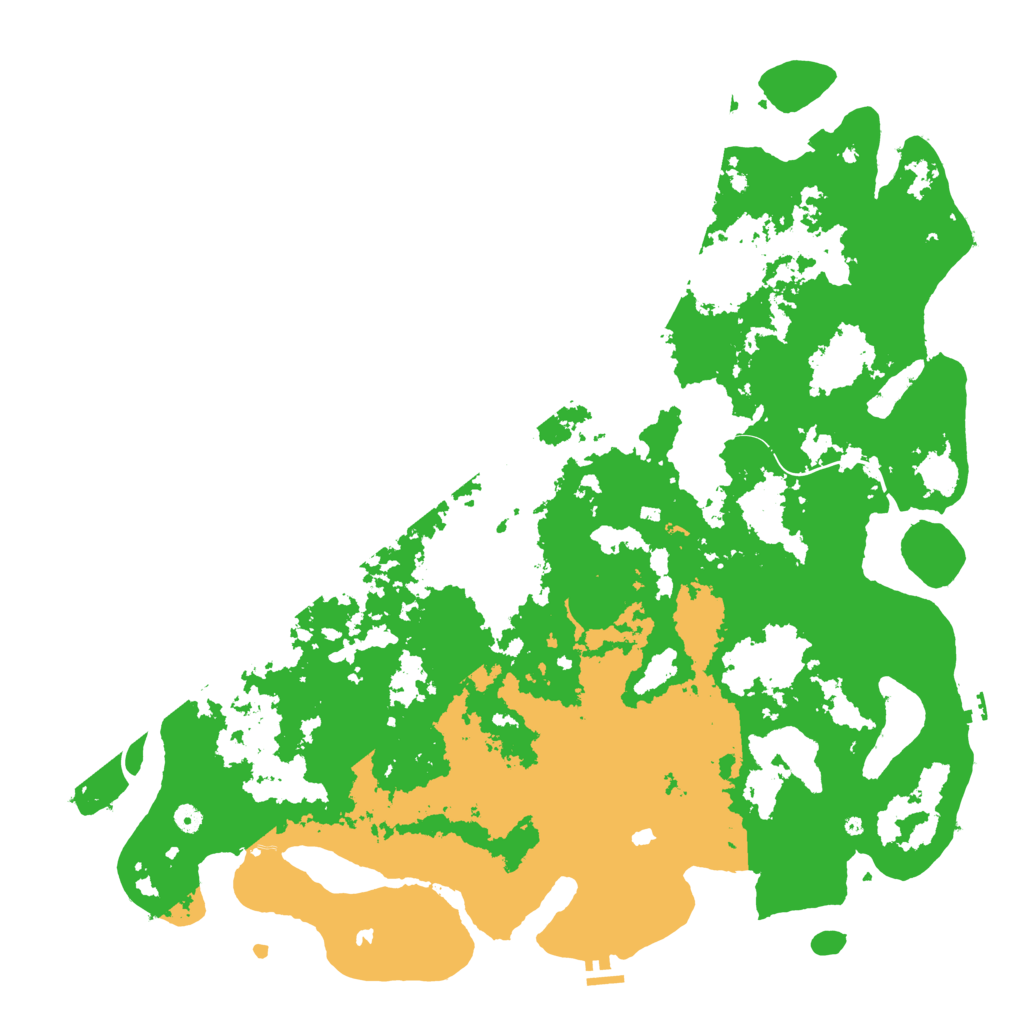 Biome Rust Map: Procedural Map, Size: 5500, Seed: 39425871
