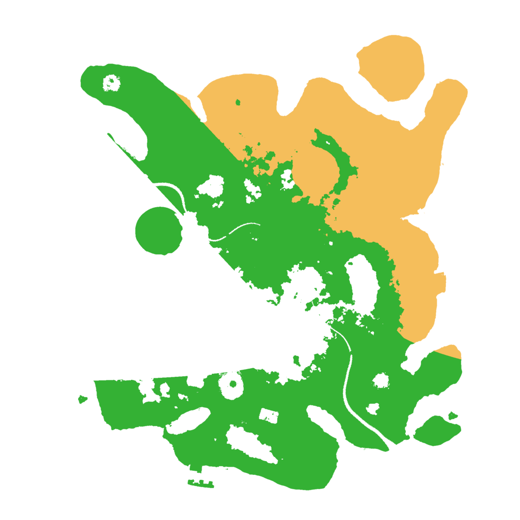 Biome Rust Map: Procedural Map, Size: 3000, Seed: 17762078