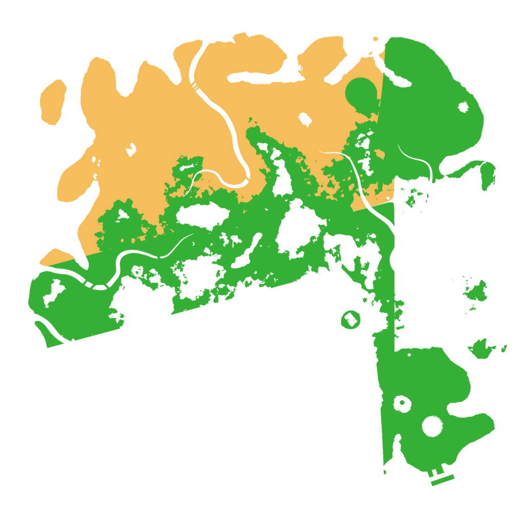 Biome Rust Map: Procedural Map, Size: 4500, Seed: 687101008
