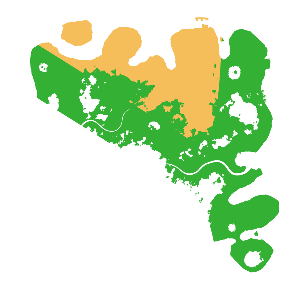 Biome Rust Map: Procedural Map, Size: 3500, Seed: 605677417
