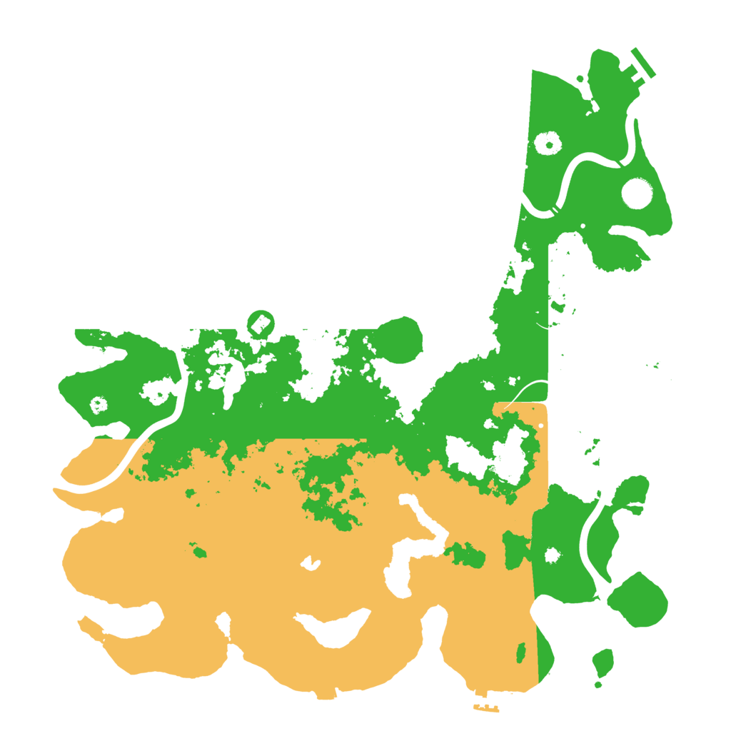 Biome Rust Map: Procedural Map, Size: 4300, Seed: 1538405877