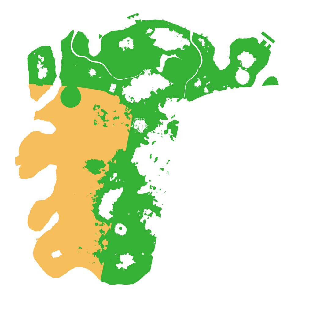 Biome Rust Map: Procedural Map, Size: 4000, Seed: 669301644