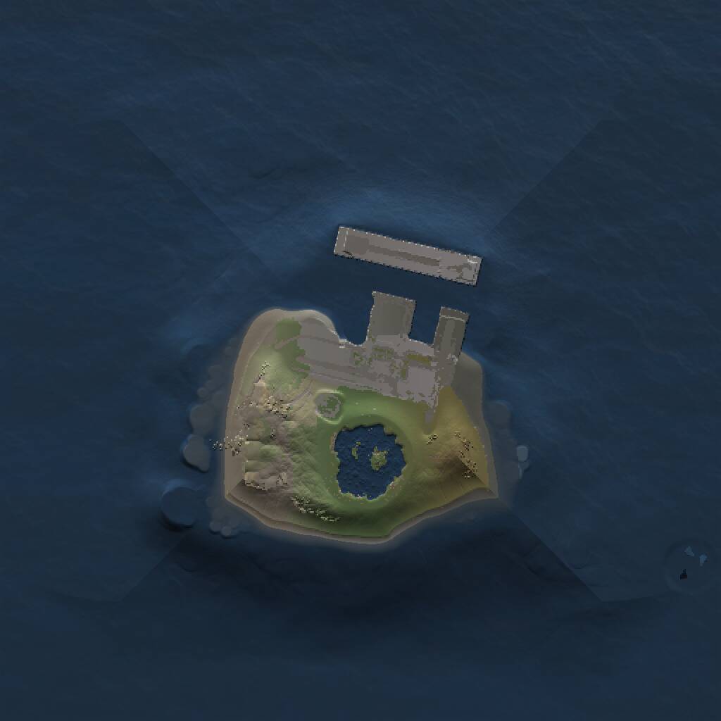 Rust Map: Procedural Map, Size: 1000, Seed: 661009982, 2 Monuments