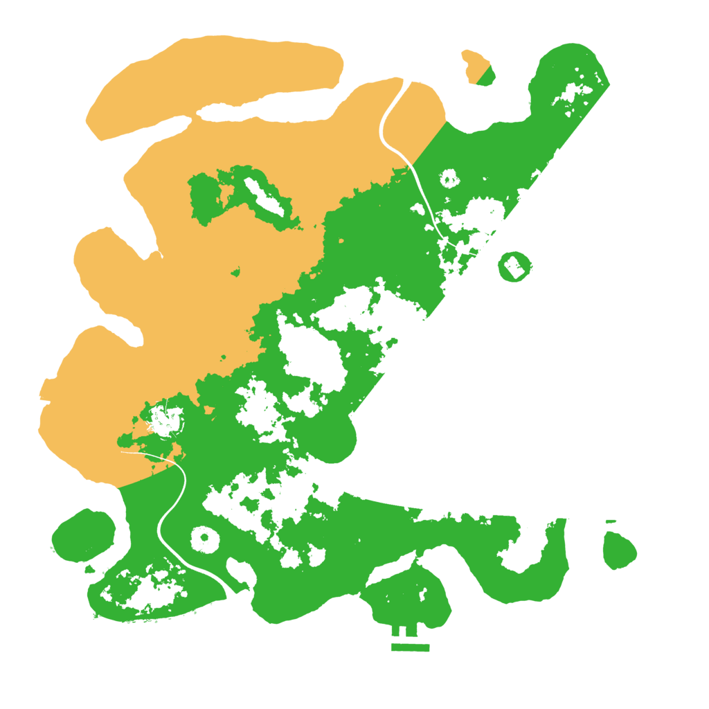 Biome Rust Map: Procedural Map, Size: 3750, Seed: 57297737