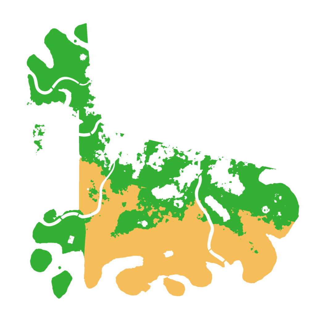 Biome Rust Map: Procedural Map, Size: 4350, Seed: 217548