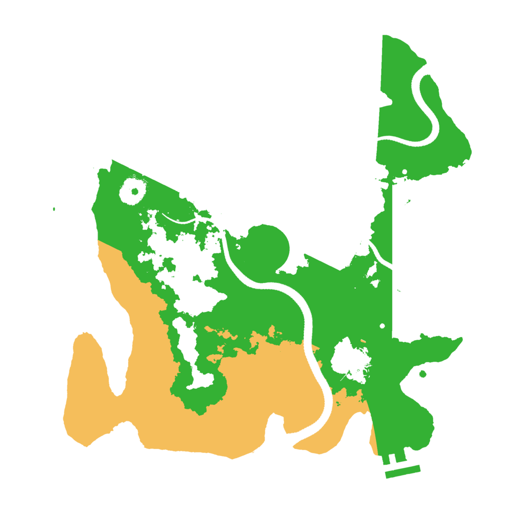 Biome Rust Map: Procedural Map, Size: 3000, Seed: 1463171938