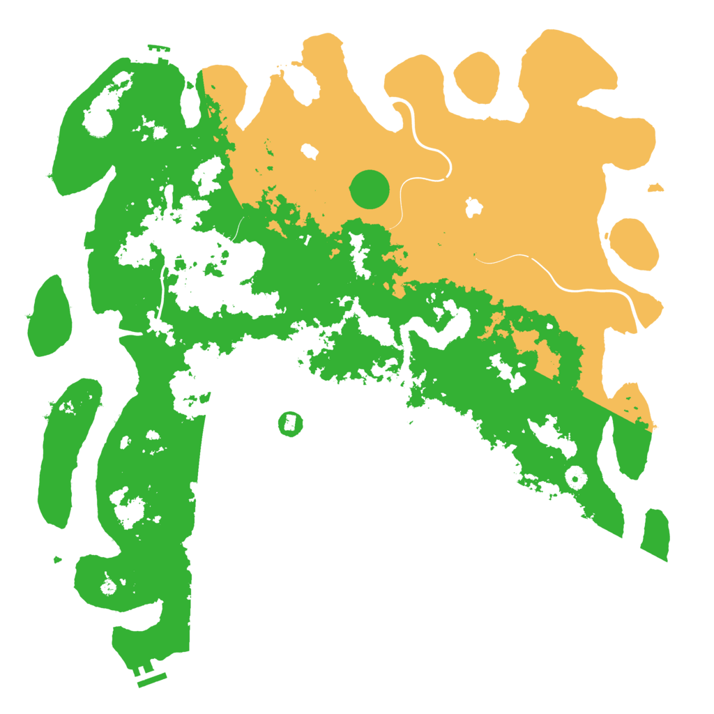 Biome Rust Map: Procedural Map, Size: 4800, Seed: 1091896926
