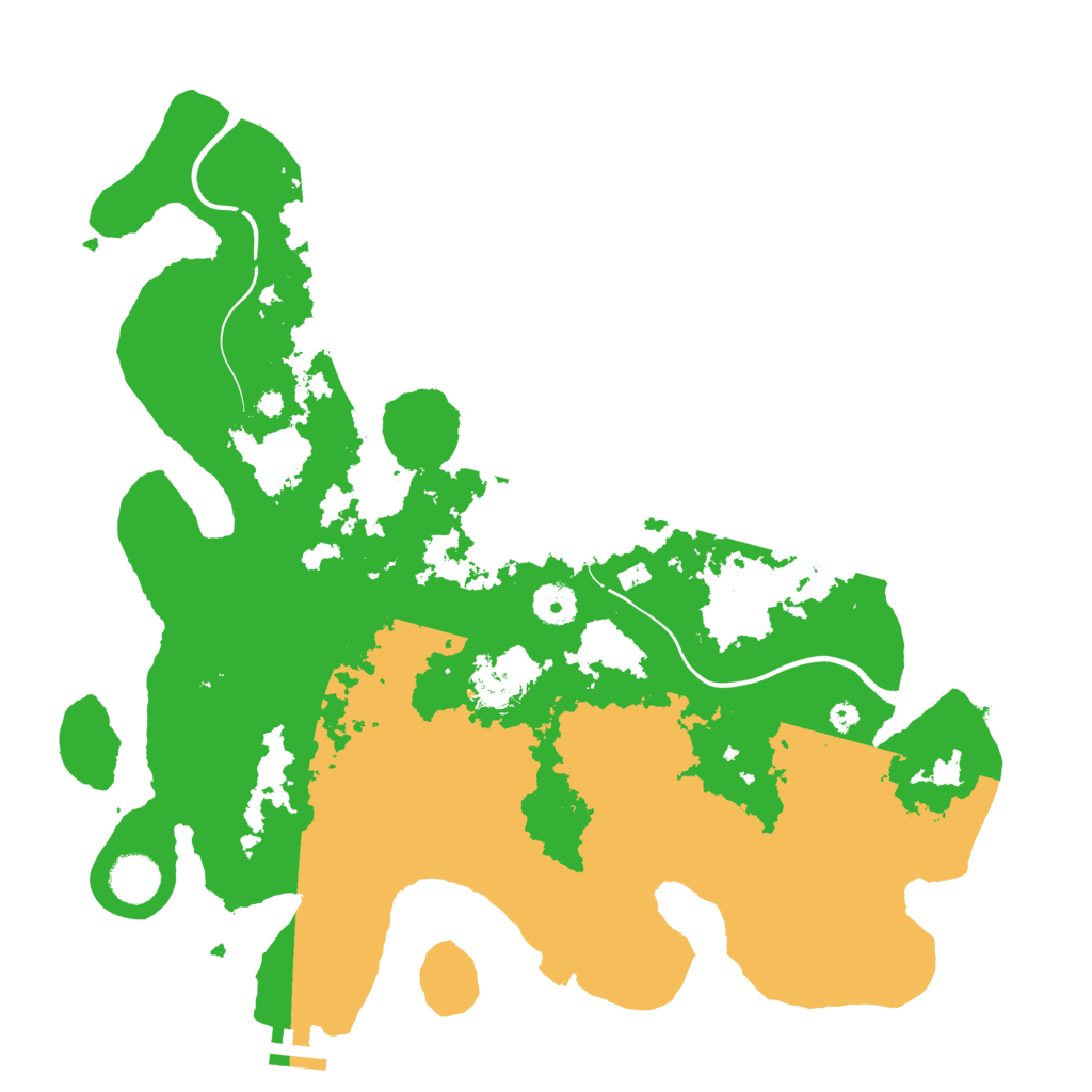 Biome Rust Map: Procedural Map, Size: 3850, Seed: 440912821