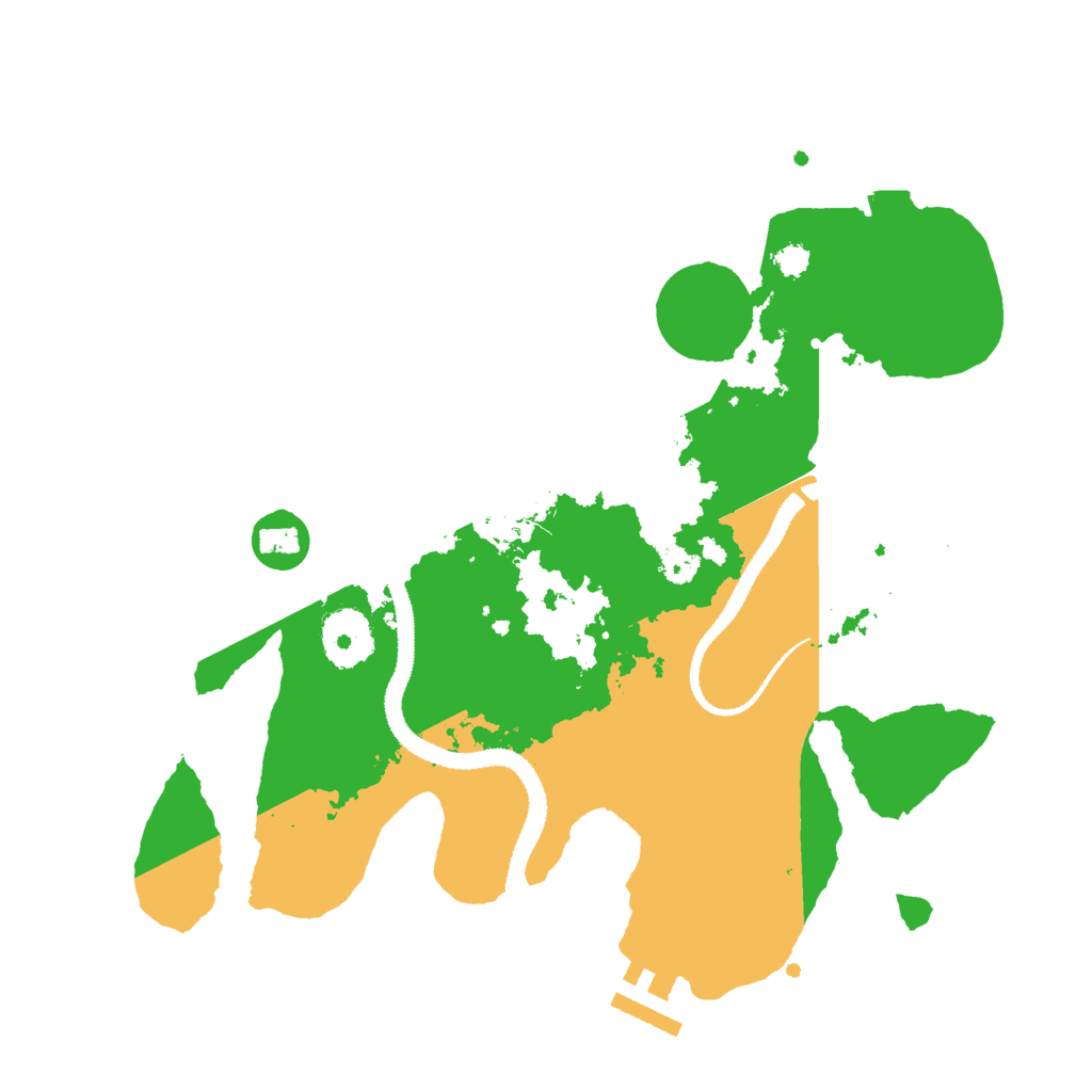 Biome Rust Map: Procedural Map, Size: 3000, Seed: 610375939